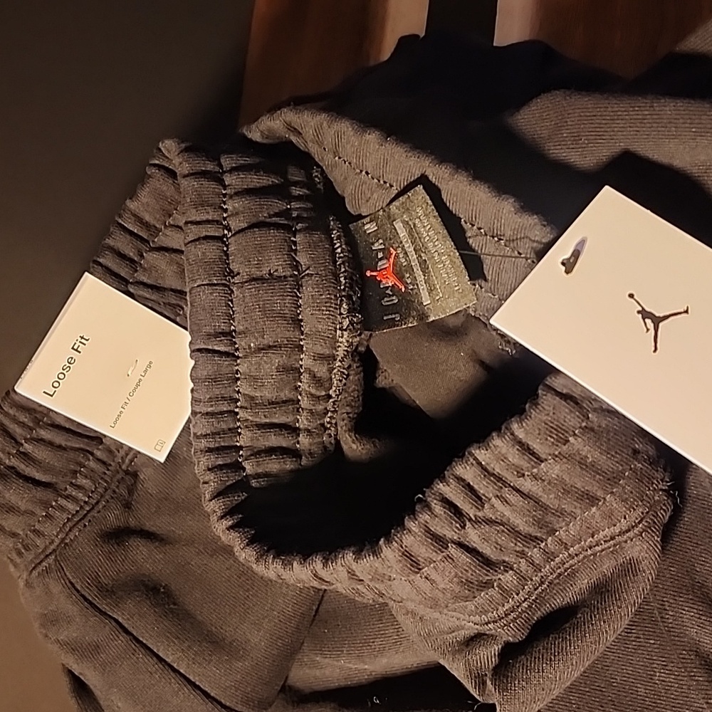 Jordan Pants Flight Fleece 100% Cotton New With Tags, Classic Jordan Sweatpants - Picture 6 of 10